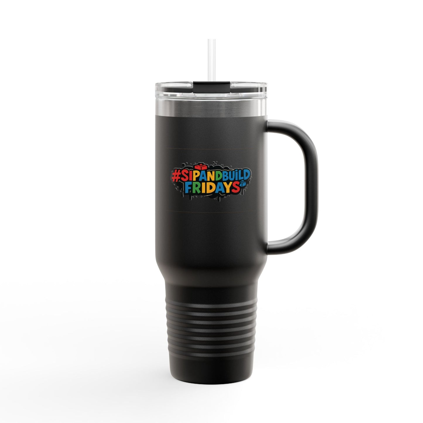 Jen Builds x #sipandbuildfridays Insulated Travel Mug perfect for Sipping & Building